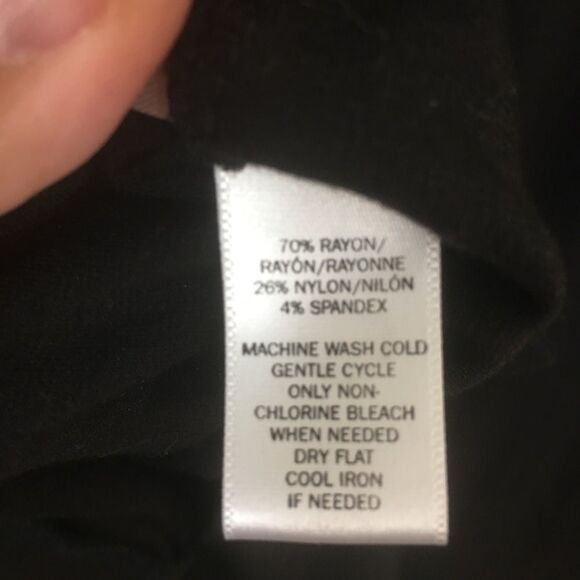 LOFT Drapey Ponte Tee, size medium - Picture 7 of 8